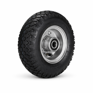 Luftrad 4.00-4, 300x100, Stahlblechfelge, Kugellager 20 mm, 200 kg Tragkraft, Blockprofil