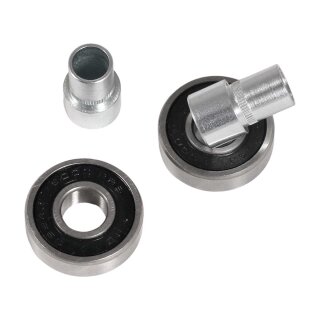 Set 2 x Kugellager 6000RS und 2 x Reduzierhülse10/8